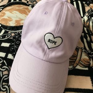 Purple “Nope” Hat!